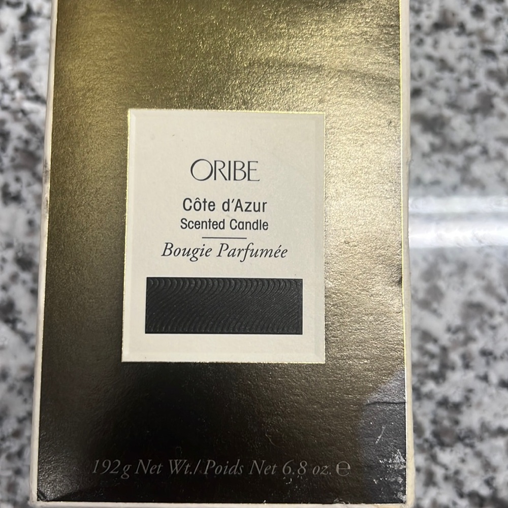 Oribe cote d azur scented candle 6.8 oz new in box